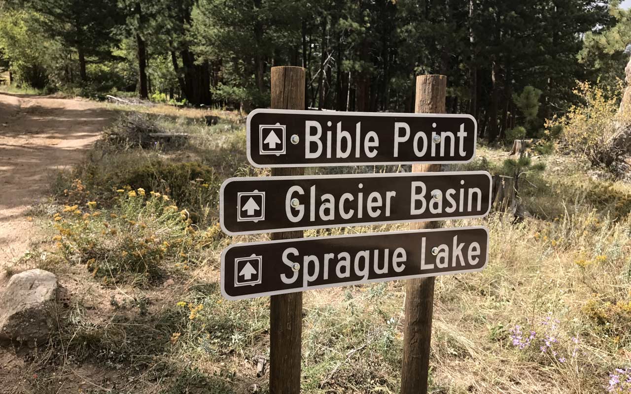 Bible Point Sign
