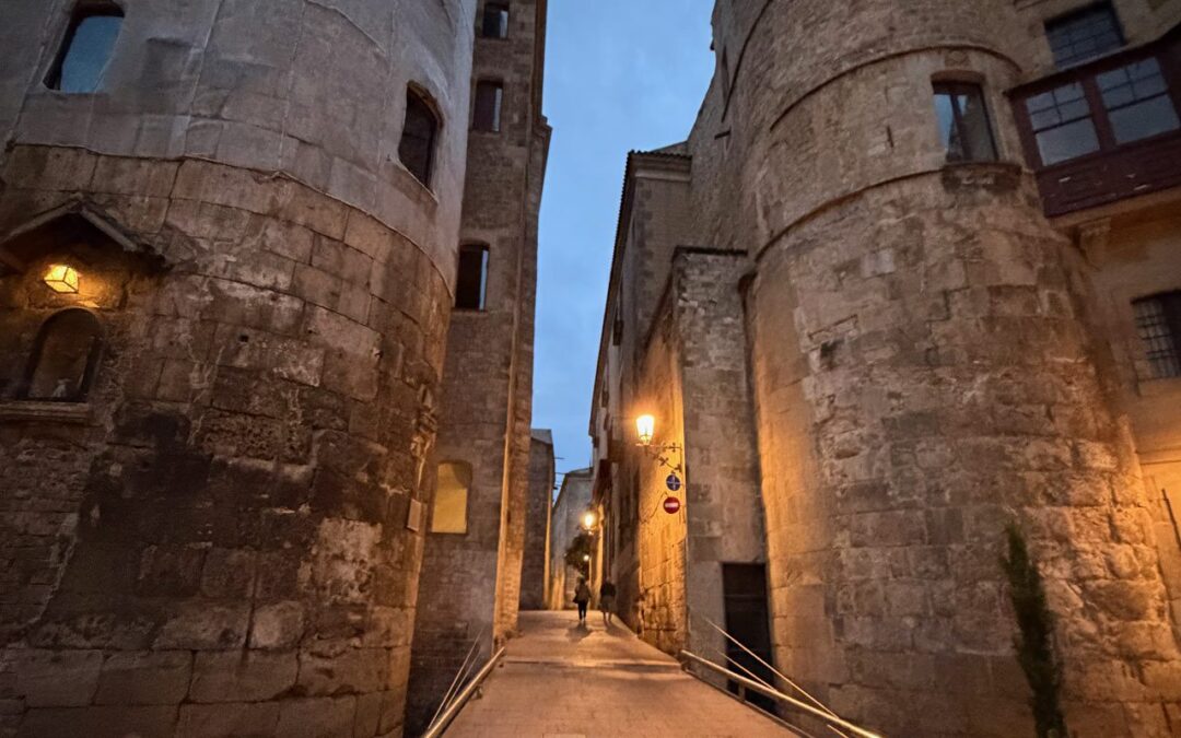 Walking Ancient Rome in Barcelona.
