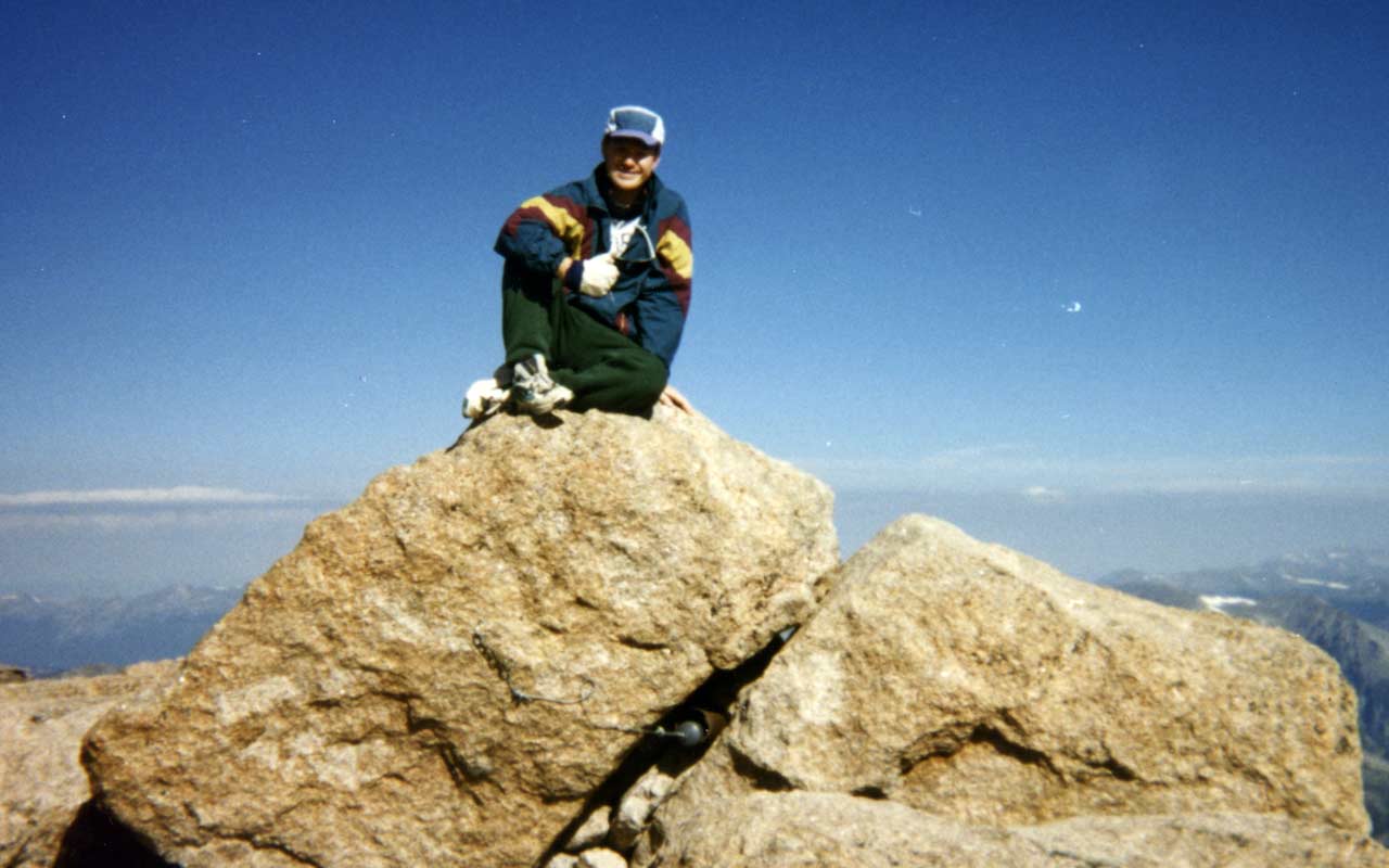 Summit of Longs Peak 1996 Summit of Longs Peak 1996