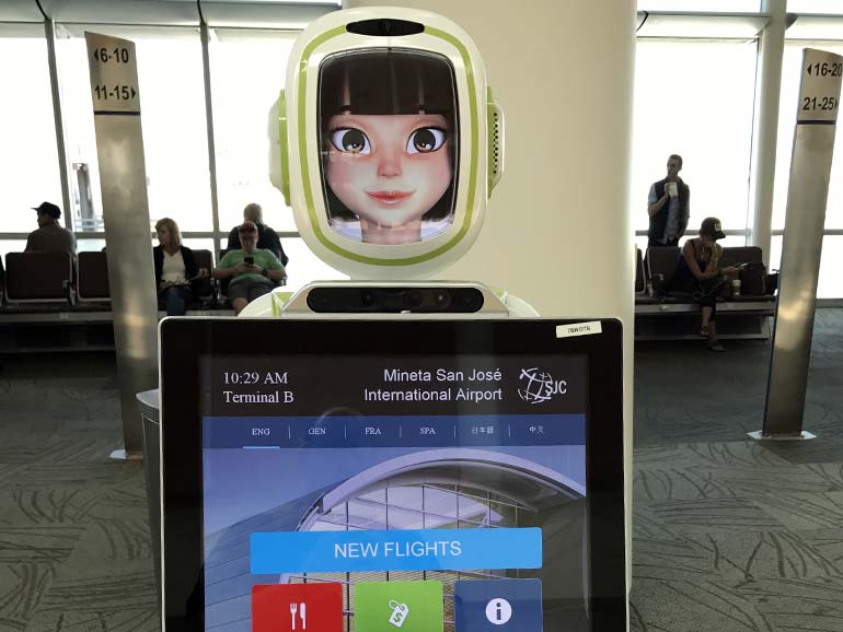 San Jose Airport Kiosk