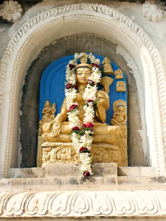 Temple Buddha at the Mahabodhi Temple Complex