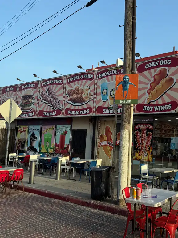 A local Corn Dog restaurant